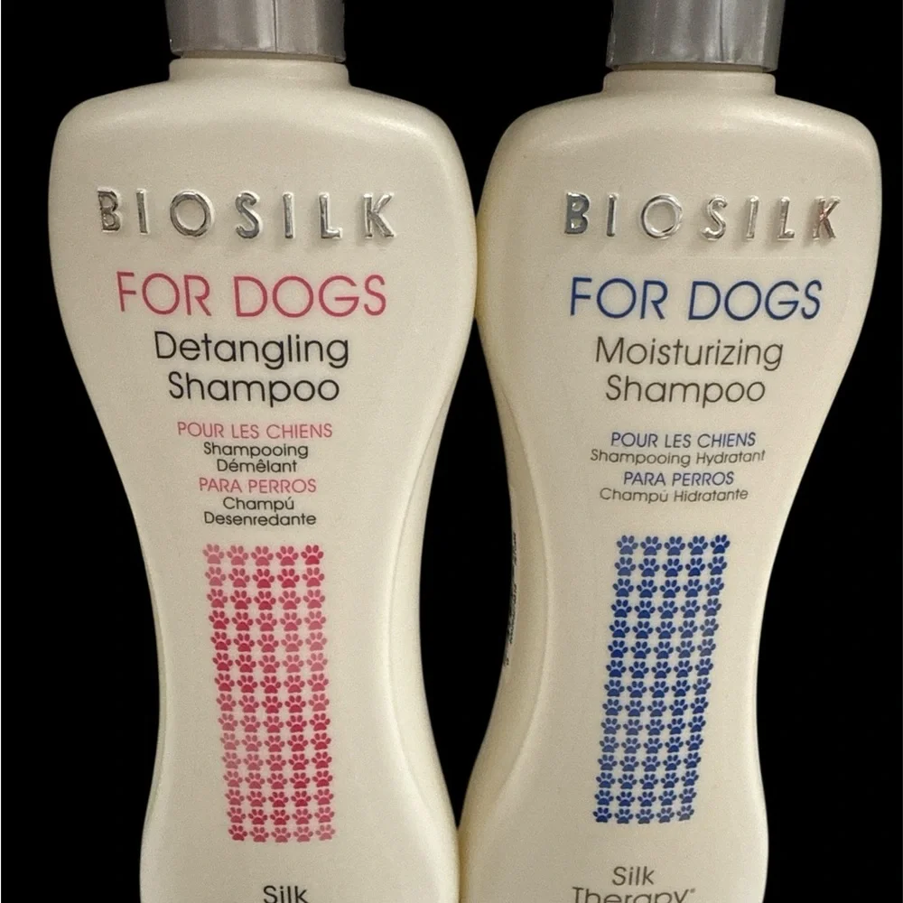 Biosilk Cream Detangling and Moisturizing Shampoo for Dogs